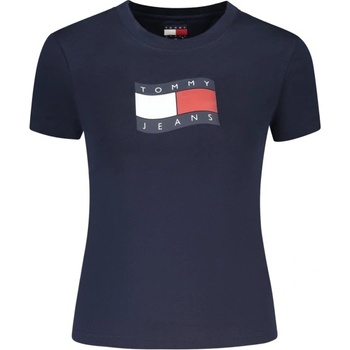 Tommy Hilfiger Дамска тениска с къс ръкав tommy hilfiger, Размер l, Цвят Синьо (dw0dw22781_blc1g)