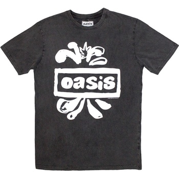 Oasis Logo Splat Stone Wash Charcoal Grey M Риза (OASSTNW11MC02)