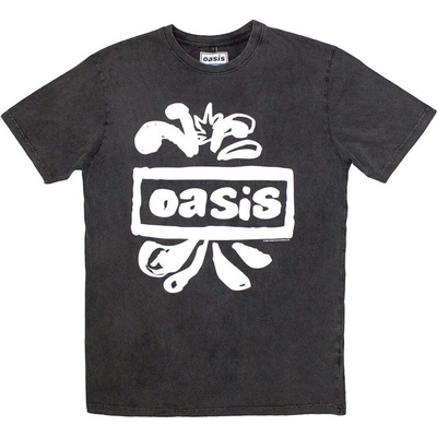 Oasis Logo Splat Stone Wash Charcoal Grey M Риза (OASSTNW11MC02)