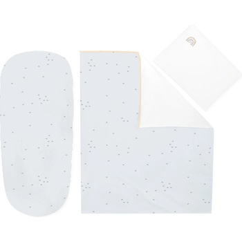 KikkaBoo Бебешки спален комплект за количка 6 части Stripy Friends (41101060147)