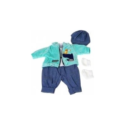 Mádara Doll clothes 45cm blue-white 565401 Adar