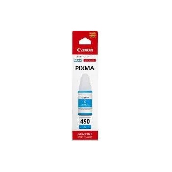 Image 1 of Canon БУТИЛКА МАСТИЛО ЗА CANON PIXMA G1400/G2400/G3400 - /490/ - GI-490C (GI490C) - Ink Bottle - Cyan - PN BS0664C001AA (201CANGI490C)