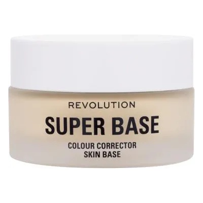 Makeup Revolution London Superbase Yellow Colour Corrector Skin Base озаряваща основа под фон дьо тен 25 ml