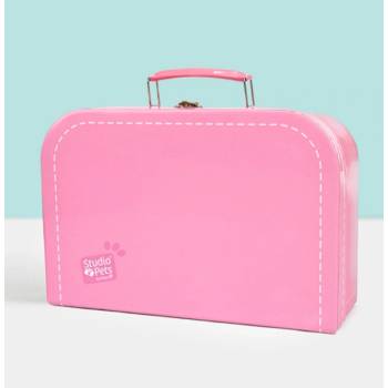 Image 1 of Studio Pets - Куфарче с паспорт за плюшени играчки 23 см, розов