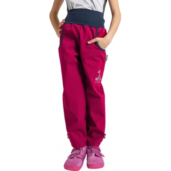 Unuo Dětské softshellové kalhoty bez zateplení Basic Tm. šedá