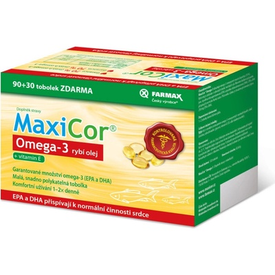 Maxicor Omega-3 120 tobolek