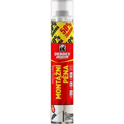 Den Braven Montážní pěna PUR trubičková 500 + 250 ml ZDARMA – Zbozi.Blesk.cz