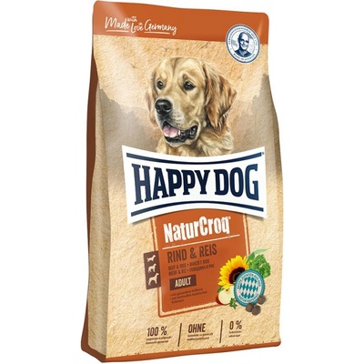 Happy Dog NaturCroq Rind & Rice 4 kg