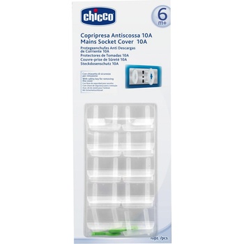 Chicco Предпазители за контакти Chicco, 10 броя (N0506)