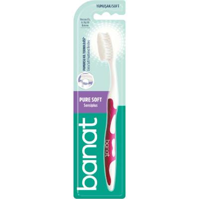 Banat Pure Sensiplus kartáček na zuby Soft 1 ks