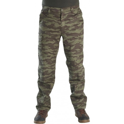 Kalhoty SOLOGNAC hřejivé 100 maskovací zelená