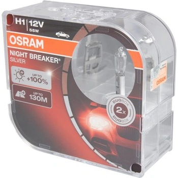 Image 1 of OSRAM Крушка osram h1, 12v, 55w, 3200k, 2 броя
