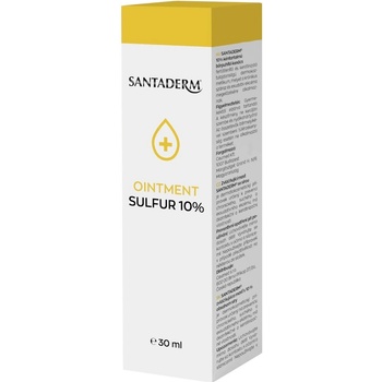 Santaderm zvláčňujúca masť s 10% obsahom síry 30 ml