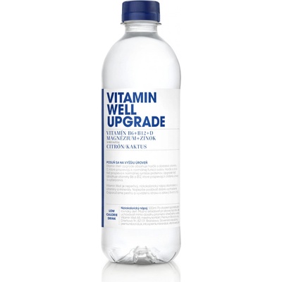 Vitamin Well Upgrade citrón kaktus 0,5 l
