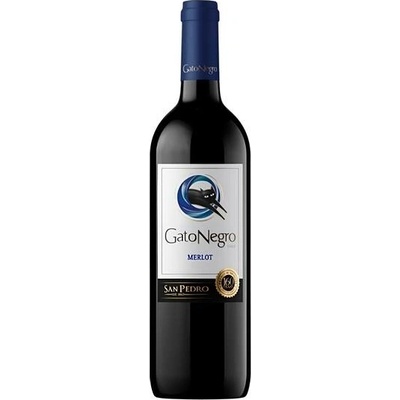 Gato Negro Merlot suché 13% 0,75 l (holá láhev)