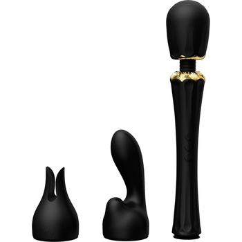 Image 1 of ZALO Kyro Wand Vibrator Obsidian Black
