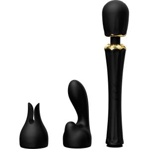 ZALO Kyro Wand Vibrator Obsidian Black