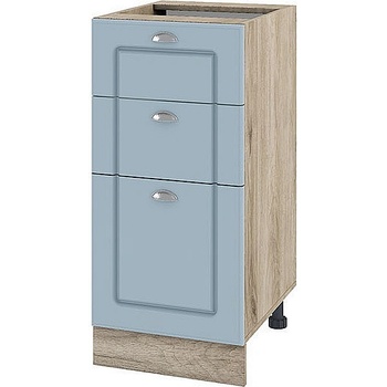 ИРИМ Долен кухненски шкаф Сити АРФ-Деним мат-06-77 ляв 40 см