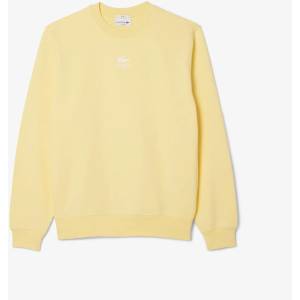 Lacoste Поларена блуза Lacoste Printed Fleece Sweatshirt - Yellow