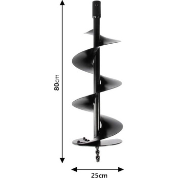 KraftRoyal Свредлo за моторен бензинов свредел за дупки 250х800мм (1869-250)