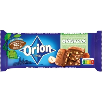 ORION Mliečna čokoláda oriešková 90 g