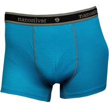 Nanosilver Termo boxerky s merino vlnou a gumou modré