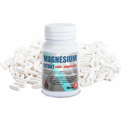 Valknut Horčík Magnesium citrát 120 kapsúl
