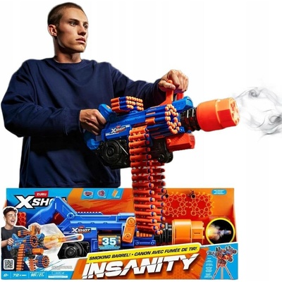 Raketomet minigun X-Shot Insanity Smoking Barrel Zuru