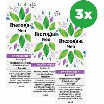 Iberogast Neo gtt.pol. 3 x 100 ml