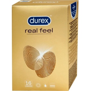 Durex 16 бр. Нелатексови презервативи Durex Real Feel
