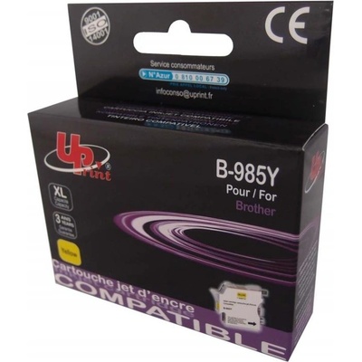 Compatible Мастилница UPRINT LC985, BROTHER, Yellow (7278)