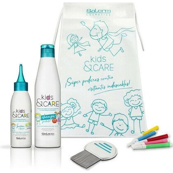 Salerm Cosmetics Kids & Care loción 100 ml + šampón 250 ml + všiváček dárková sada