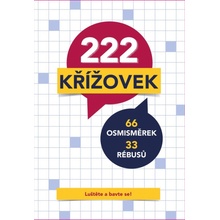 222 křížovek - 66 osmisměrek, 33 rébusů