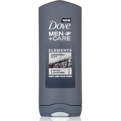 Dove Men+ Care Charcoal Clay sprchový gél 400 ml