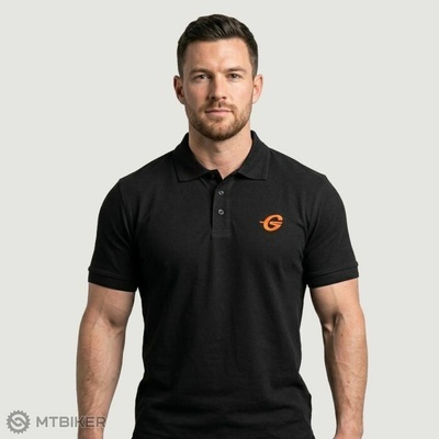 GymBeam Polo tričko čierna