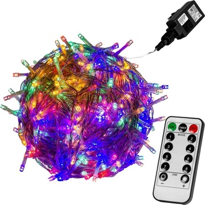 Voltronic Vánoční LED osvětlení 5 m barevná 50 LED + ovladač M59752