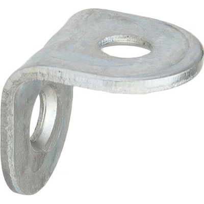 Strong uholník 15x15mm s prelisom Zn biely