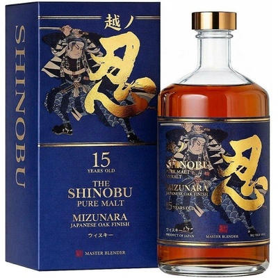 Shinobu Mizunara Oak 15 Y.O. 43% 0,7 l (karton)