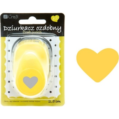 KALETA Děrovačka ozdobná srdce 2,5cm