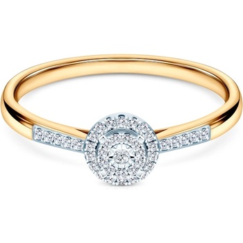 SAVICKI Годежен пръстен Savicki: двуцветно злато, диамант