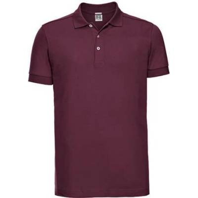 Russell pánská strečová polokošile R-566M-0 Burgundy