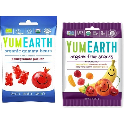 YumEarth Gumoví mackovia Kyselé želé BIO 50 g