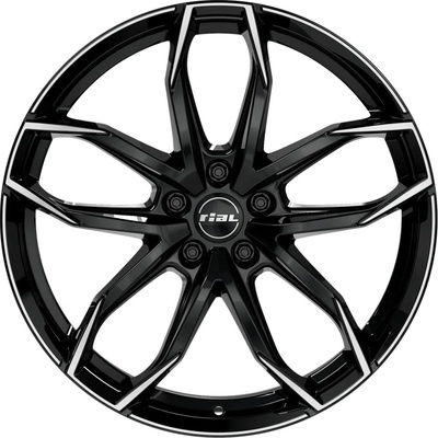 RIAL Lucca 7,5x17 5x114,3 ET50 black polished