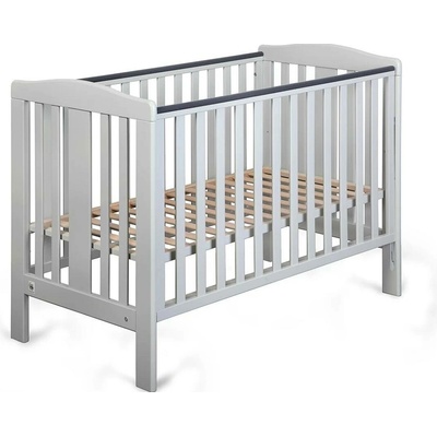 YappyKids Přístavná postýlka QU LIGHT GREY 120x60