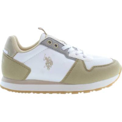 US Polo Assn detská športová obuv béžová biela
