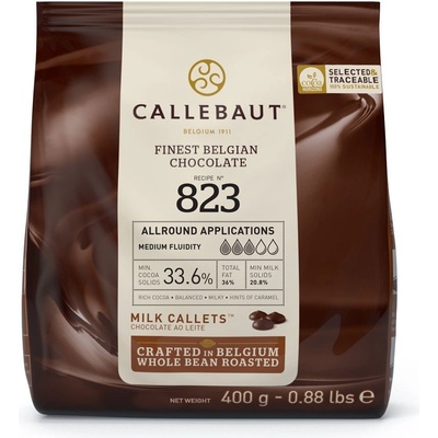 Callebaut čokoláda mléčná 400 g