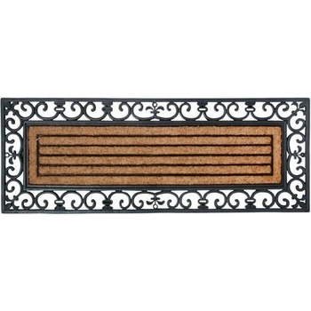 ESSCHERT DESIGN BEST FOR BOOTS XL s kokosovým vláknem a ornamenty černá 120 x 45 cm