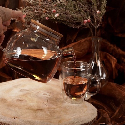 Koopman Konvice na čaj skleněná 1 l – Zbozi.Blesk.cz
