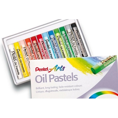 Pentel Pentel Olejové pastely 12 barev