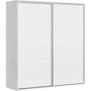 BRW Гардероб flex 200 / 66 / 218 см с плъзгащи врати (f57-szafa_zestaw_25-bi/bi)